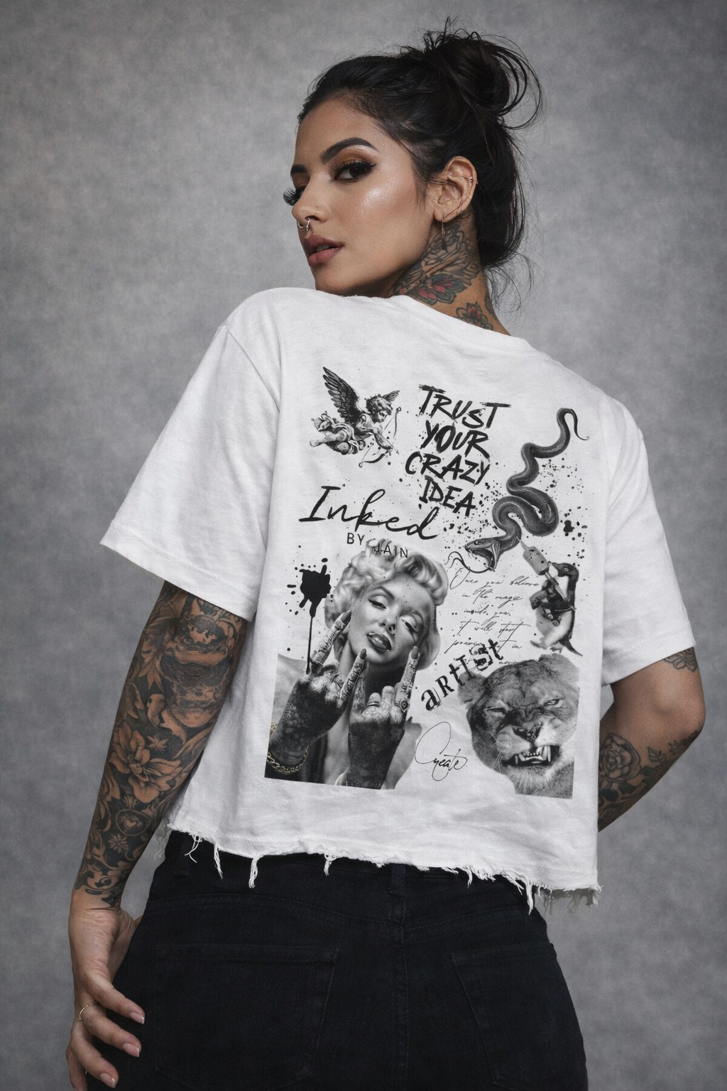 INKED BY JAIN – Graphic Statement Tee