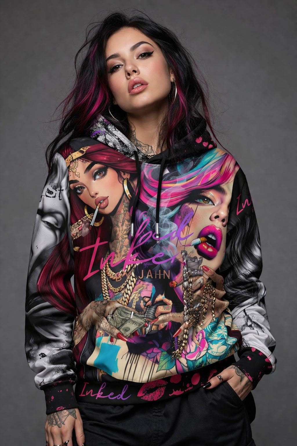 Outlaw Ink Hoodie - INKED BY JAIN
