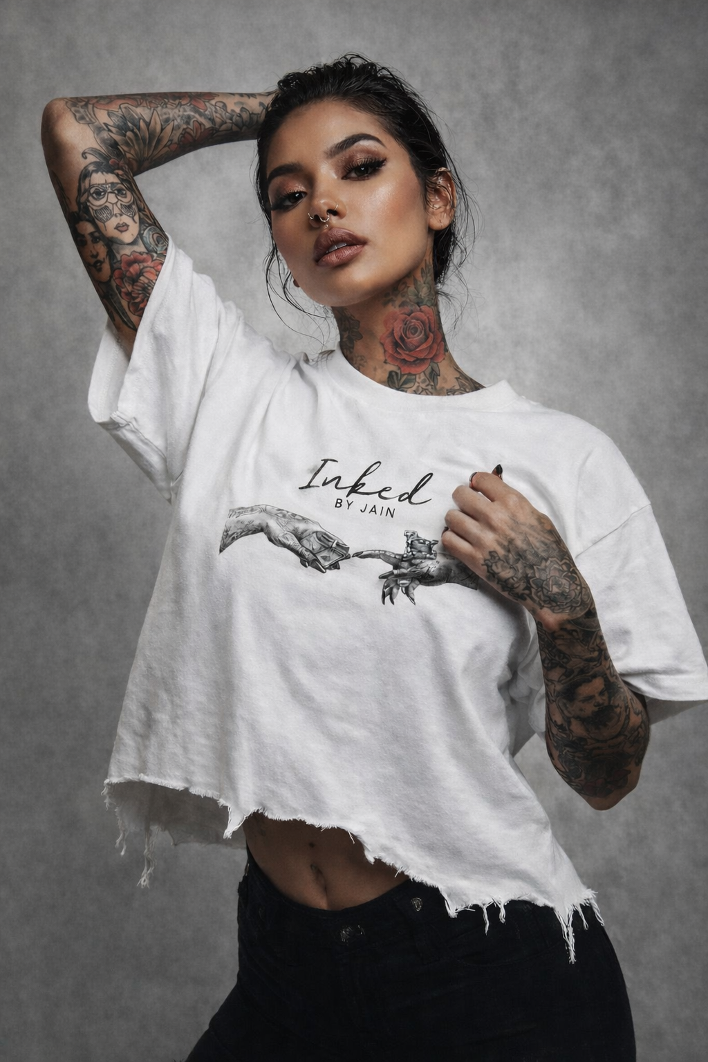 INKED BY JAIN – Graphic Statement Tee