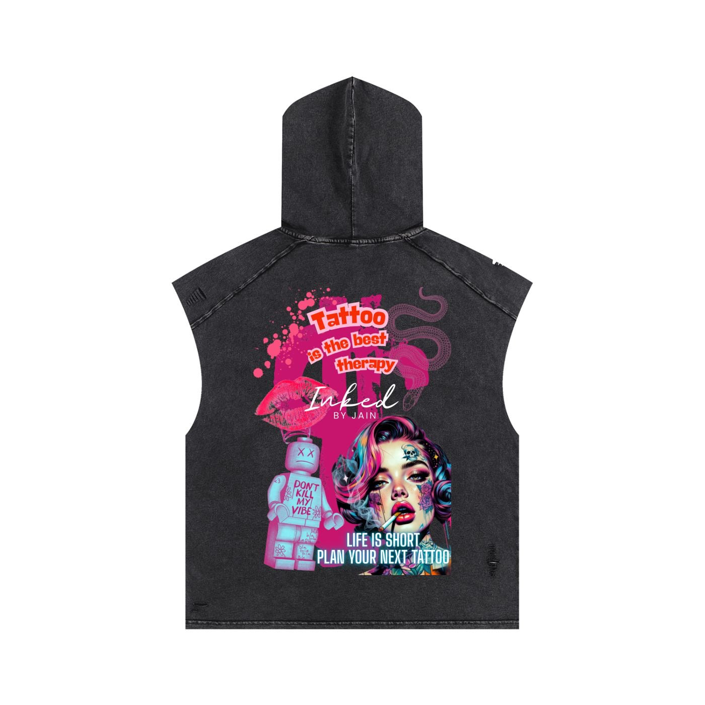 HOODED TANK – INKED BY JAIN